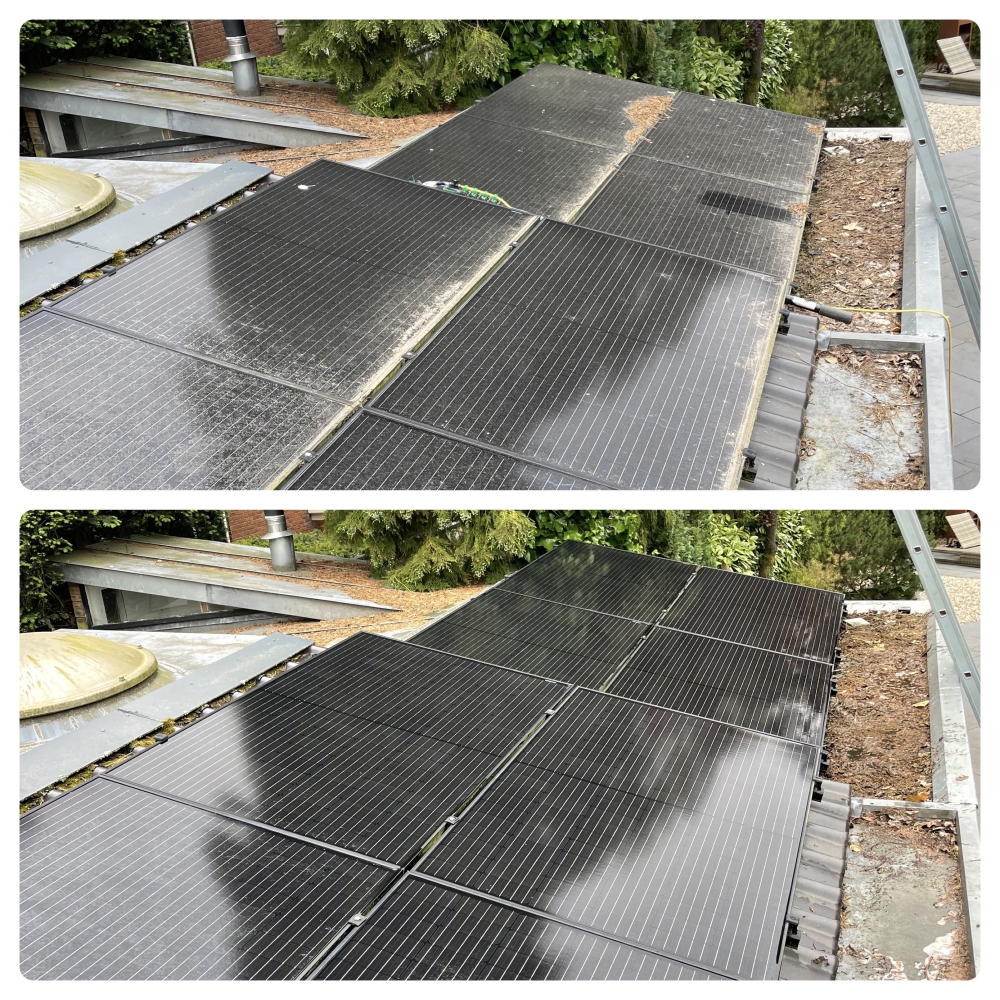 Zonne panelen reinigen Softwasdh